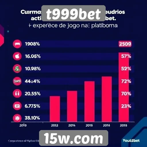 Estatísticas de usuários ativos no t999bet